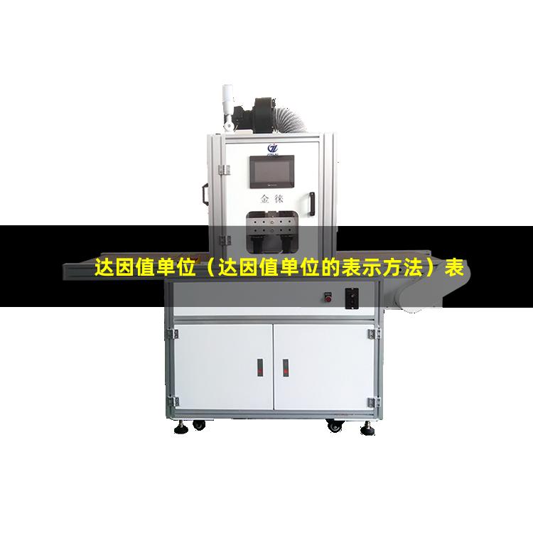 达因值单位（达因值单位的表示方法）表面达因值单位
